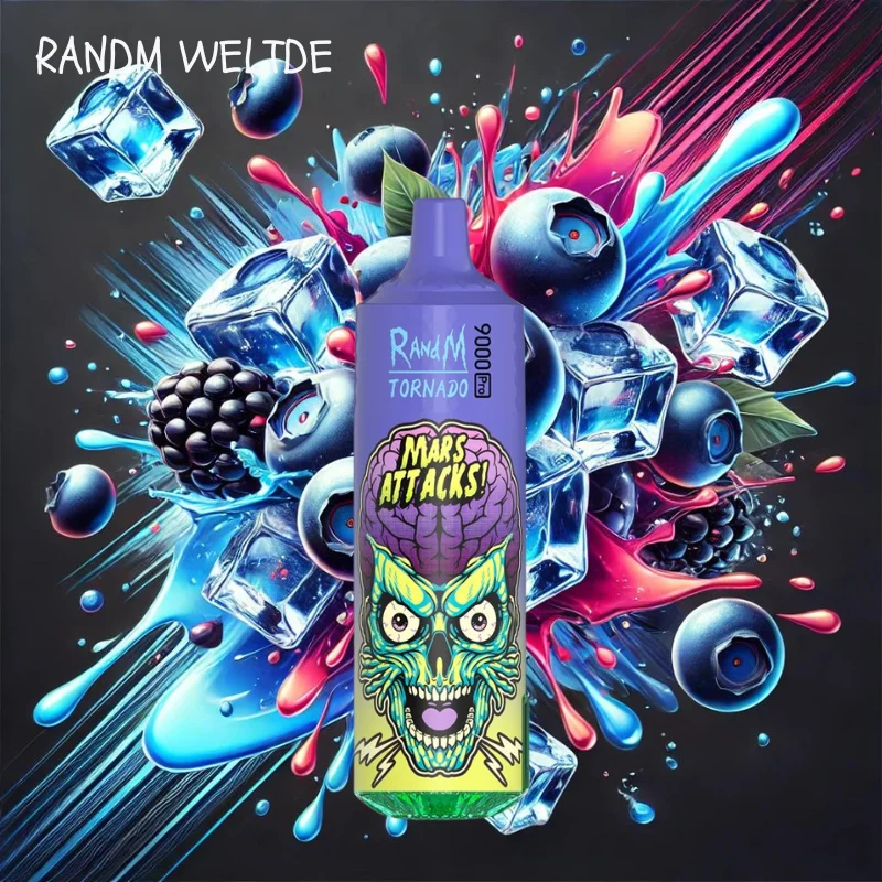 Tornado Vape 9000 bluberry ice RandM Tornado 9000 - Blueberry Ice